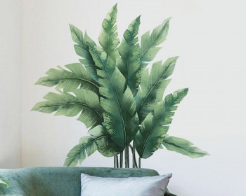Tropical Plants Leaves Wall Sticker Tropical Plants Leaves Wall Sticker
